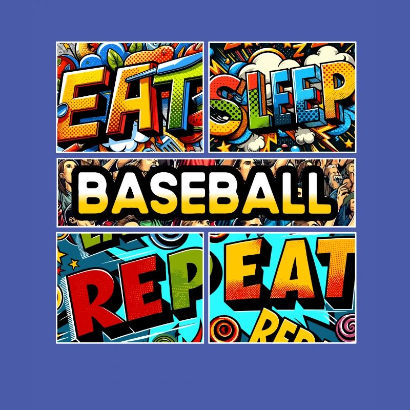 Manger, dormir, Baseball, répéter