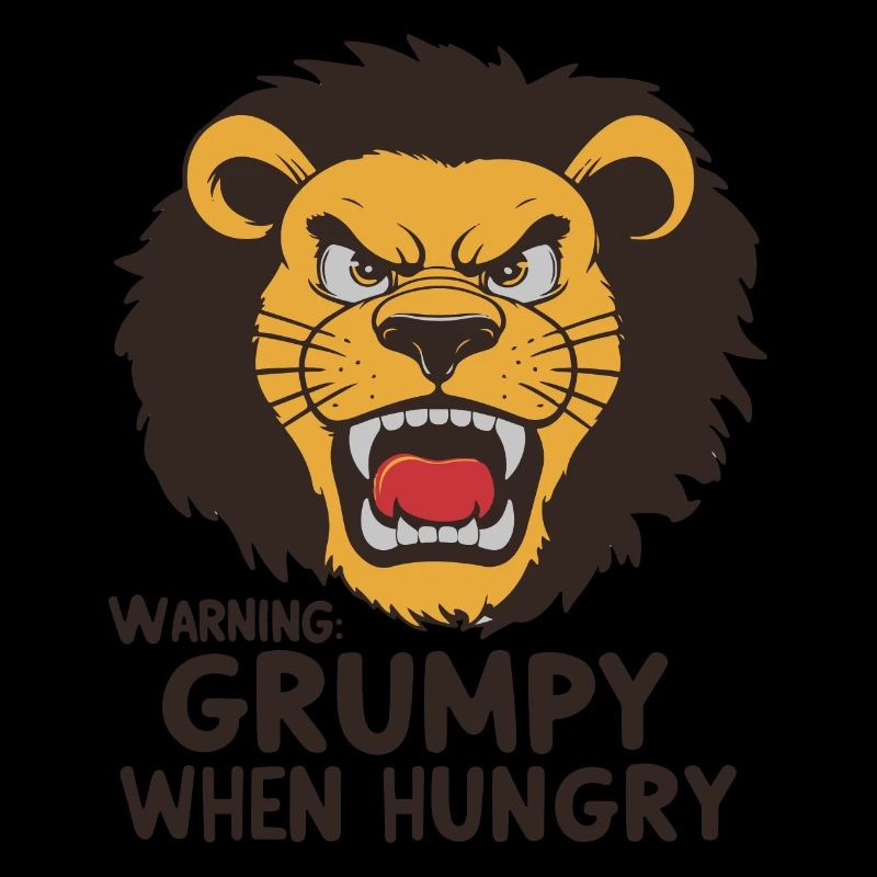 GRUMPY WHEN HUNGRY