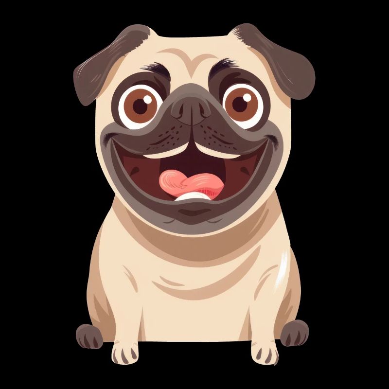 Mops | Pug | Cartoon Artwork