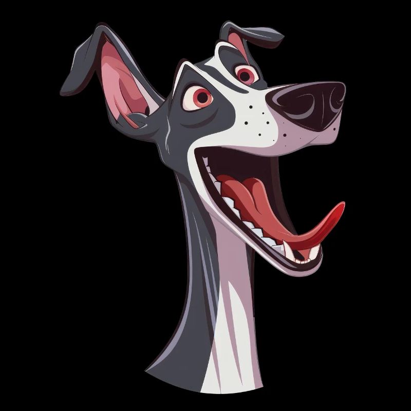 Windhund | Greyhound | Cartoon Artwork