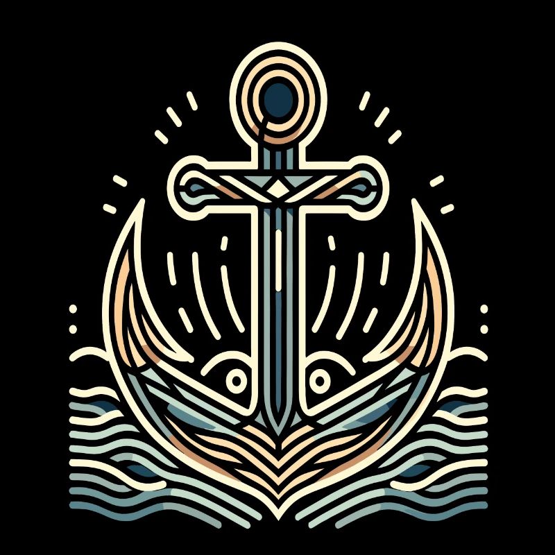 Maritimer Charme Anker Design