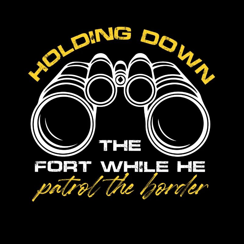 Holding Down The Fort While He Patrol The Border