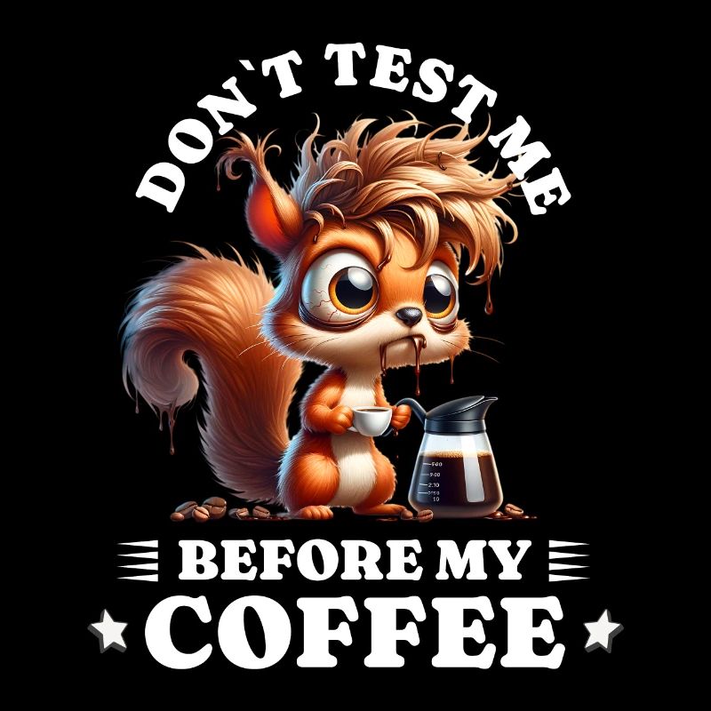 morning grouch coffee anti early riser squirrel