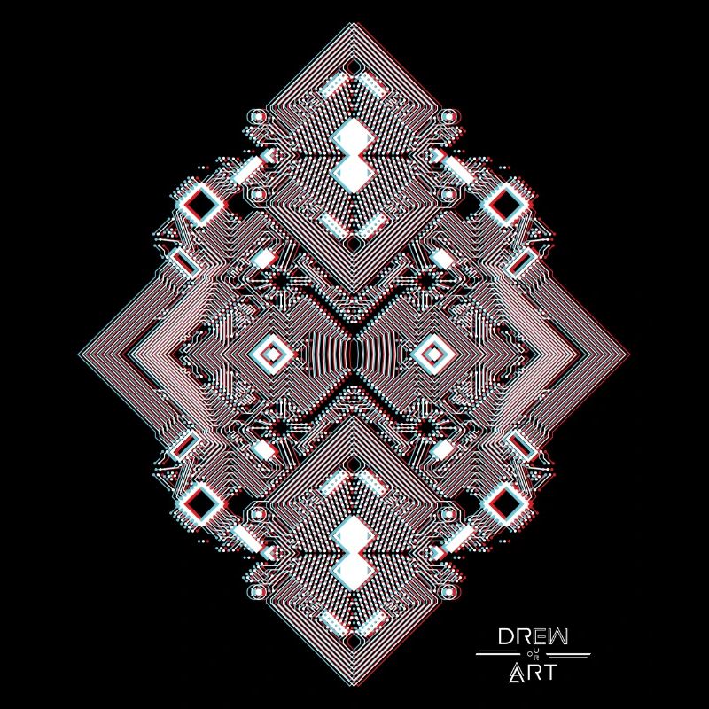CIRCUIT PRINTED 1 3D weiß
