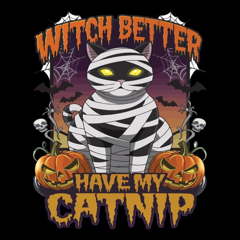 Halloween Cat Forget Candy Give Me A Cat
