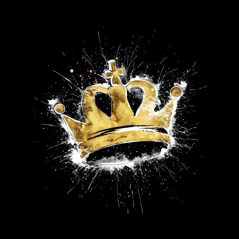 Crown with white color