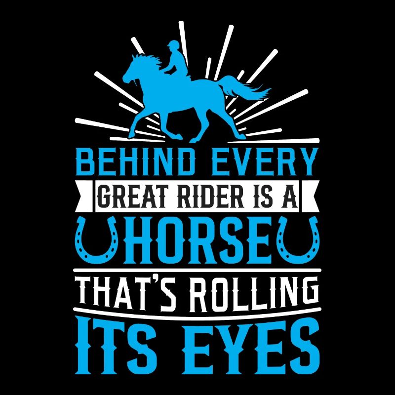 Hinter jedem großen Reiter steht ein Pferd, das rollt