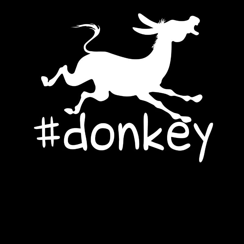 Funny Donkey Hashtag