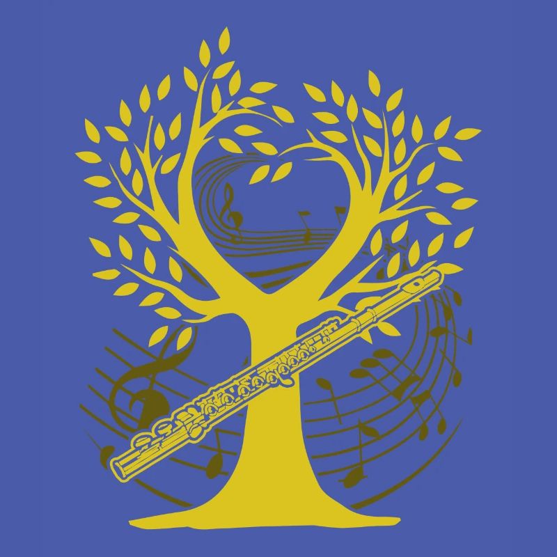 Flute Musical Tree