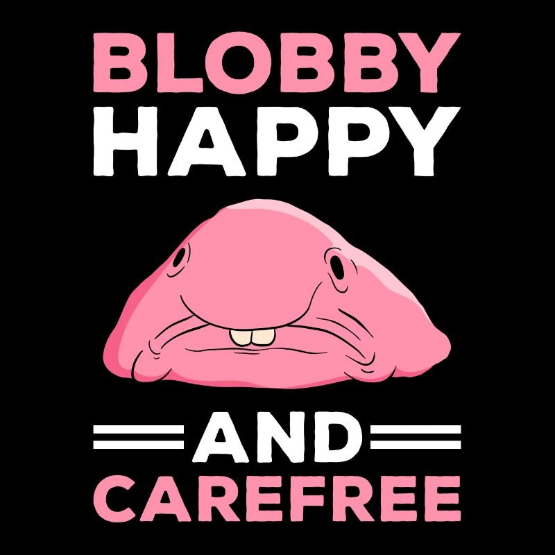 Drôle de poisson Blobfish mignon