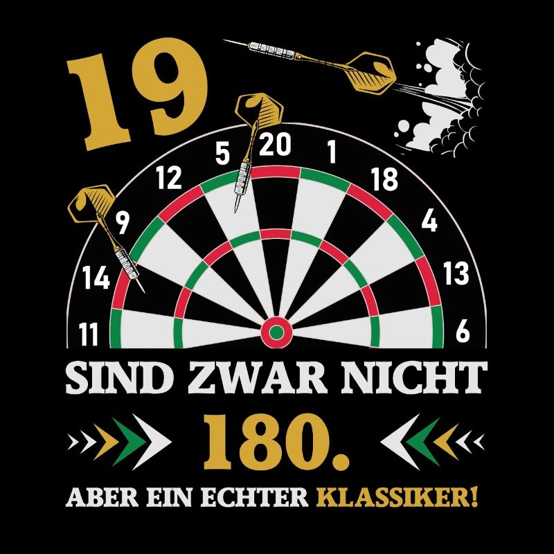 Les fléchettes 19 ne sont pas des fléchettes d’anniversaire de 180