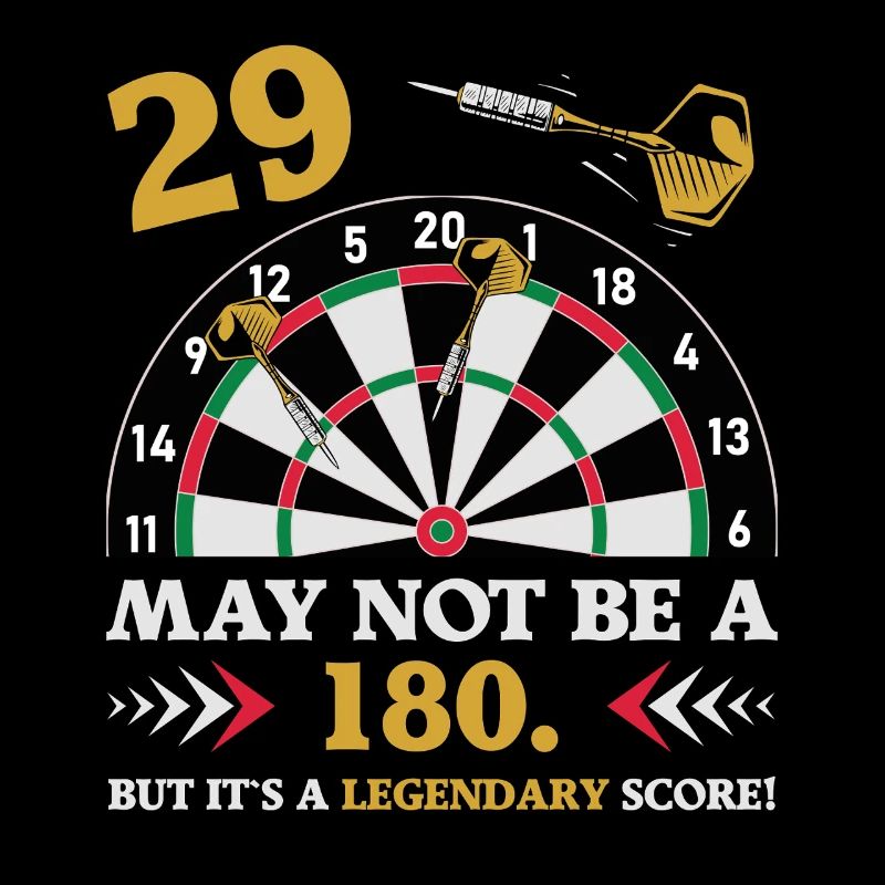 Pas 180 mais un classique des fléchettes du 29e anniversaire