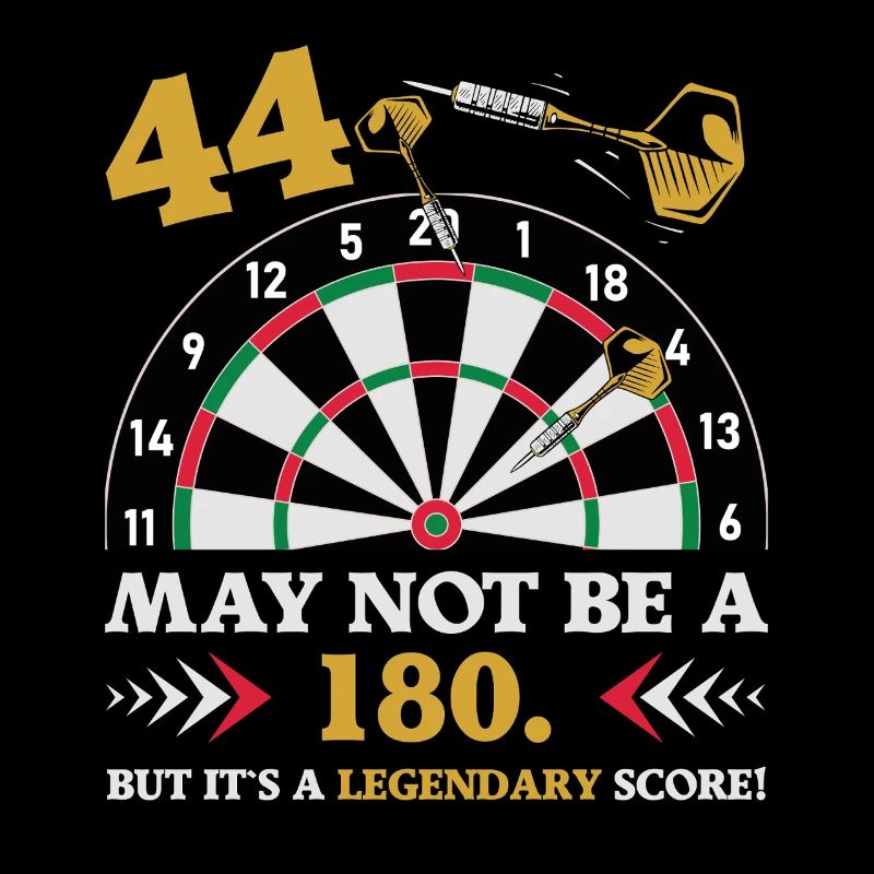 Pas 180 mais un classique 44e anniversaire : les fléchettes
