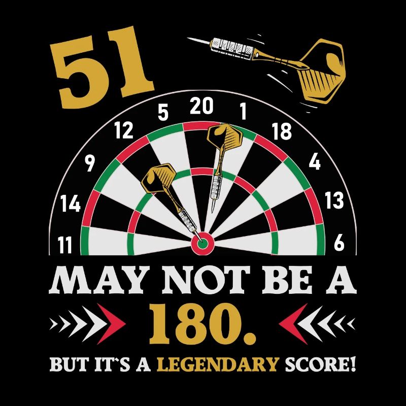 Pas 180 mais un classique des fléchettes du 51e anniversaire