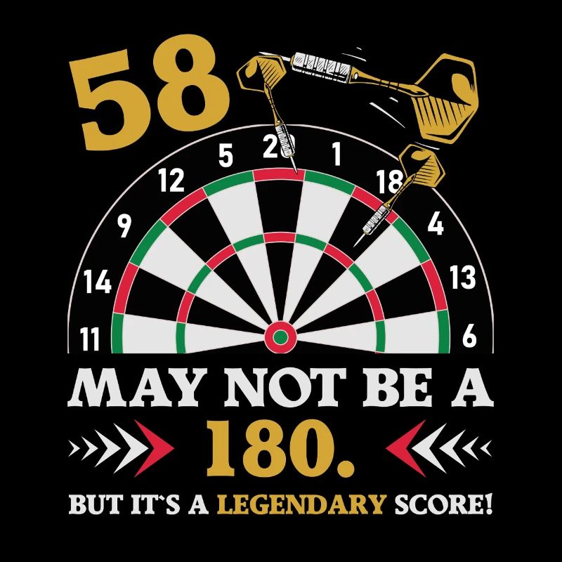 Pas 180 mais un classique 58e anniversaire : fléchettes