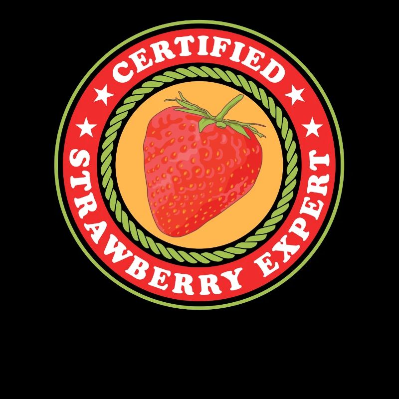 Erdbeeren Experte Strawberry Erdbeere Geschenk