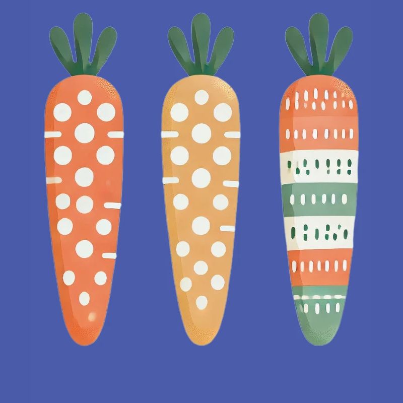 Cute Carrot Pattern Easter Joy