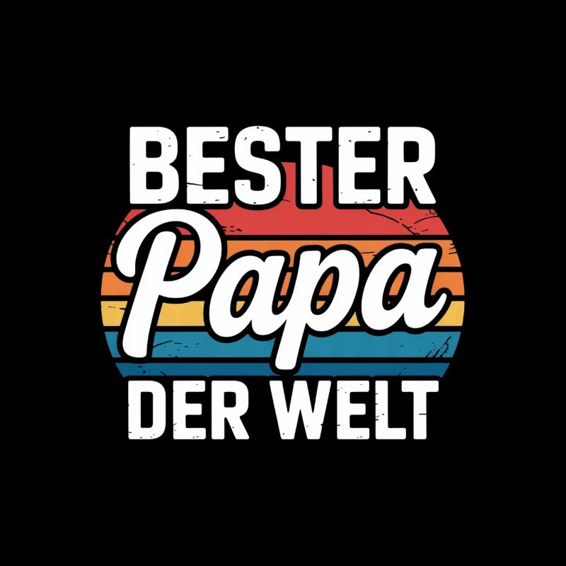 Bester Papa Der Welt Retro Stil