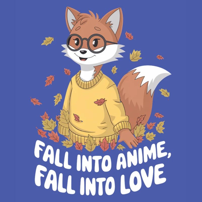 Tomber dans la conception Anime Fox