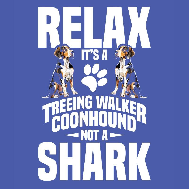 Treeing Walker Coonhound Propriétaire Chiot Relax C’est
