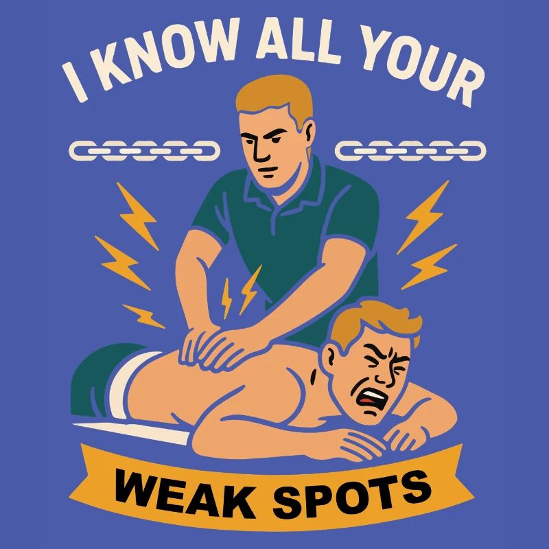 Physiotherapists know all their weak points