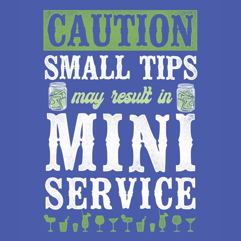 Bartender Mixologist Caution Small