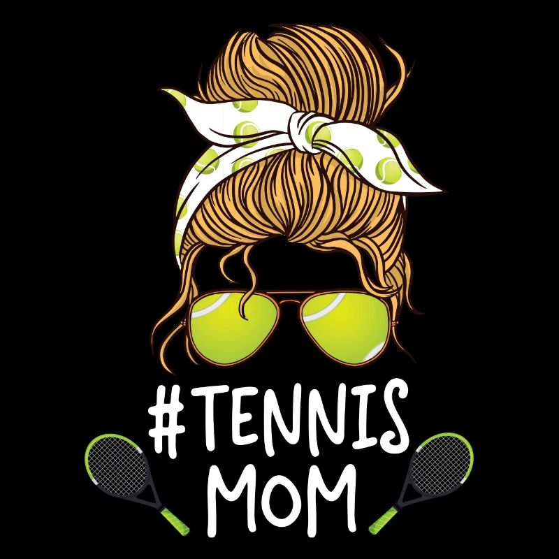 Funny Tennis Player Racket