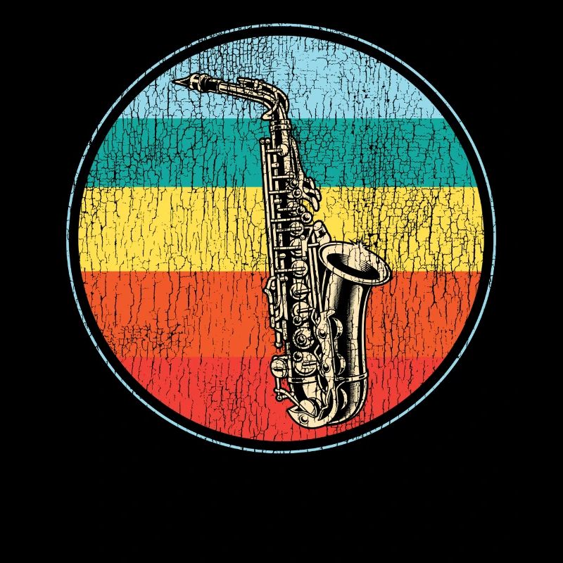Saxophone Retro Vintage