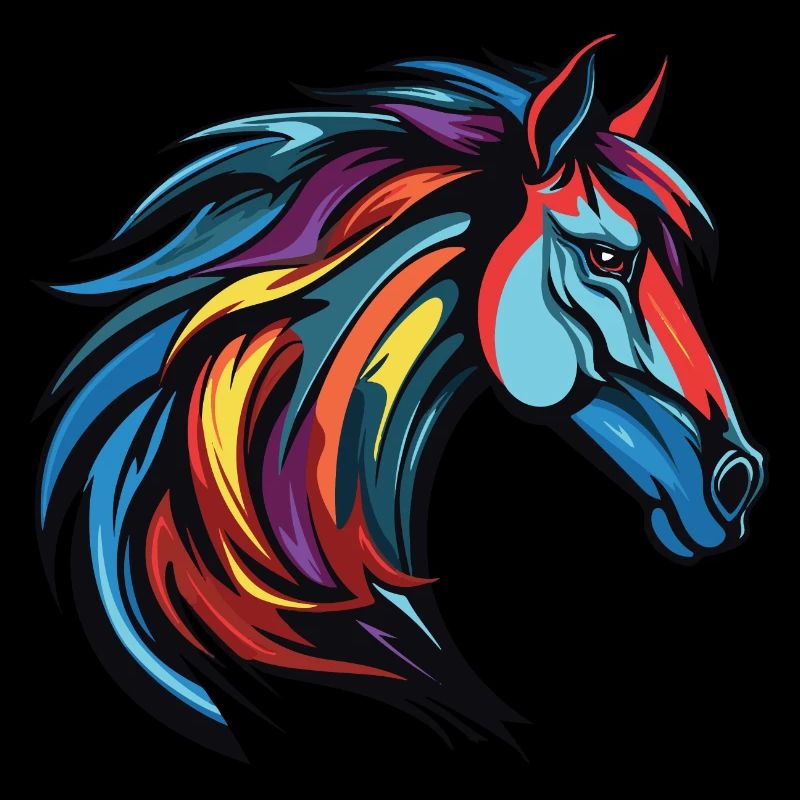 Portrait de cheval