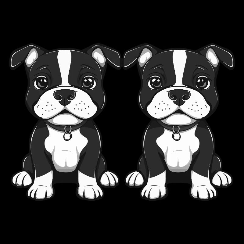 Pit Terrier Hund Comic