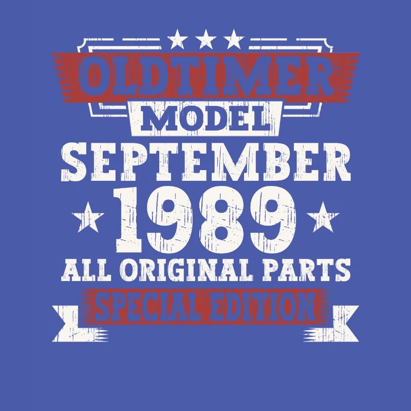 Oldtimer September 1989 33rd birthday Geschen