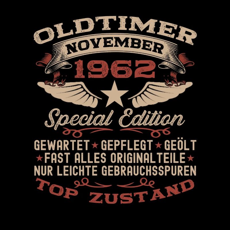 Oldtimer November 1962 60. Geburtstag Geschenk