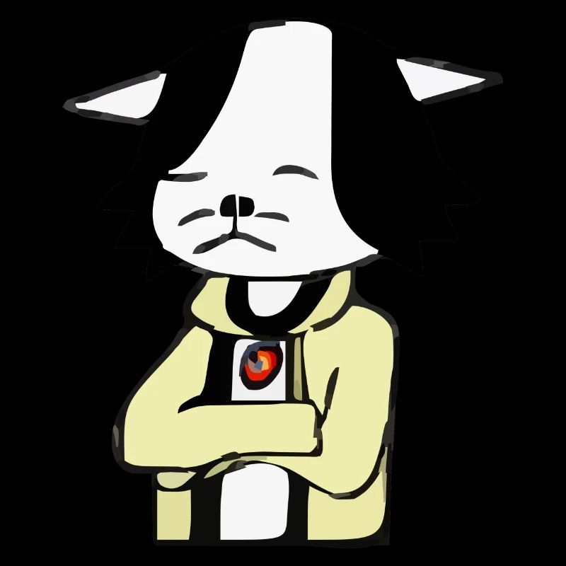 Bloo le chat grognon