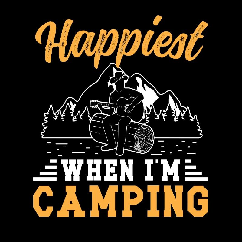 Happiest when i'm Camping