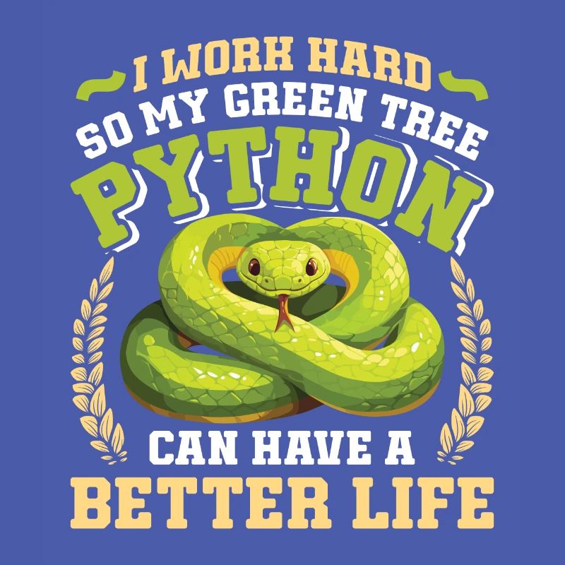 Python arborescent vert