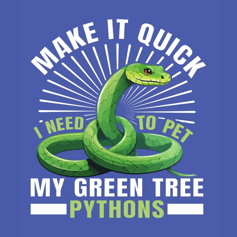 Python arborescent vert