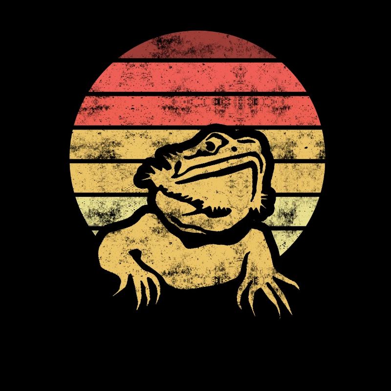 Retro Eidechse Echse