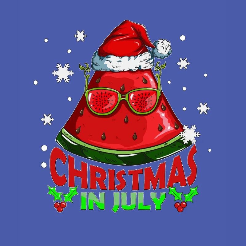Melone Noël en juillet Pastèque Noël