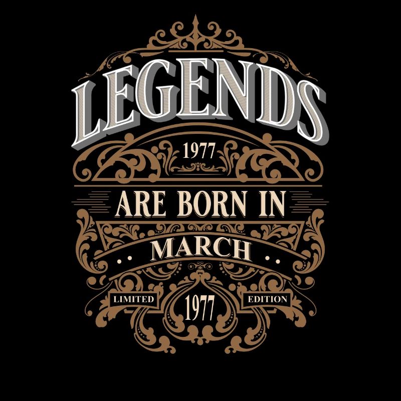 1977 Mars Naissance Anniversaire Année de naissance