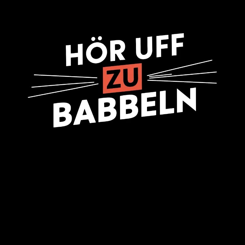 Stop Babbling Hessian Dialect Speeches