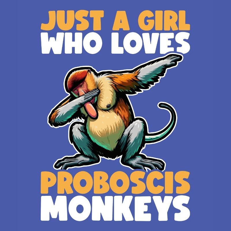 Proboscis Monkey Dabbing Monkey Gift Monkeys