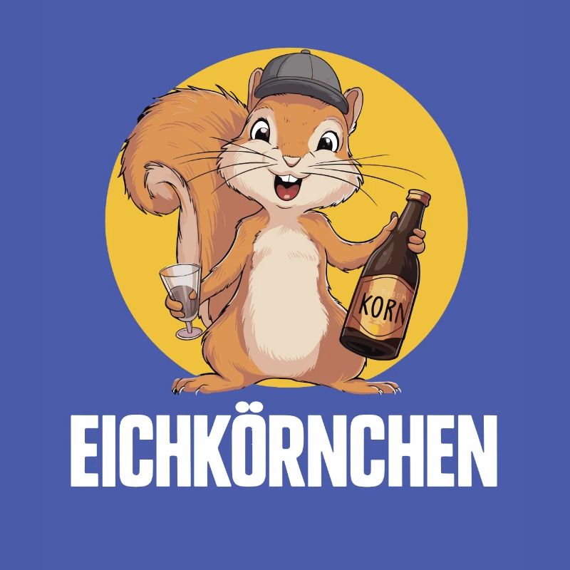 Eichkörnchen Eichhörnchen mit Korn