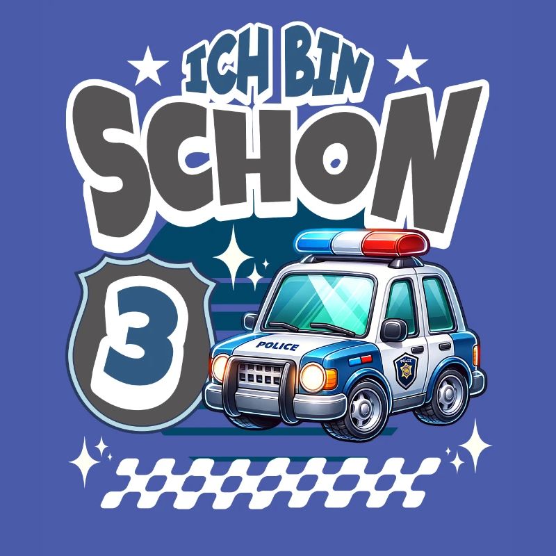Polizei 3. Geburtstag Kindergeburtstag