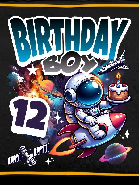 Astronaut 12th Birthday Space