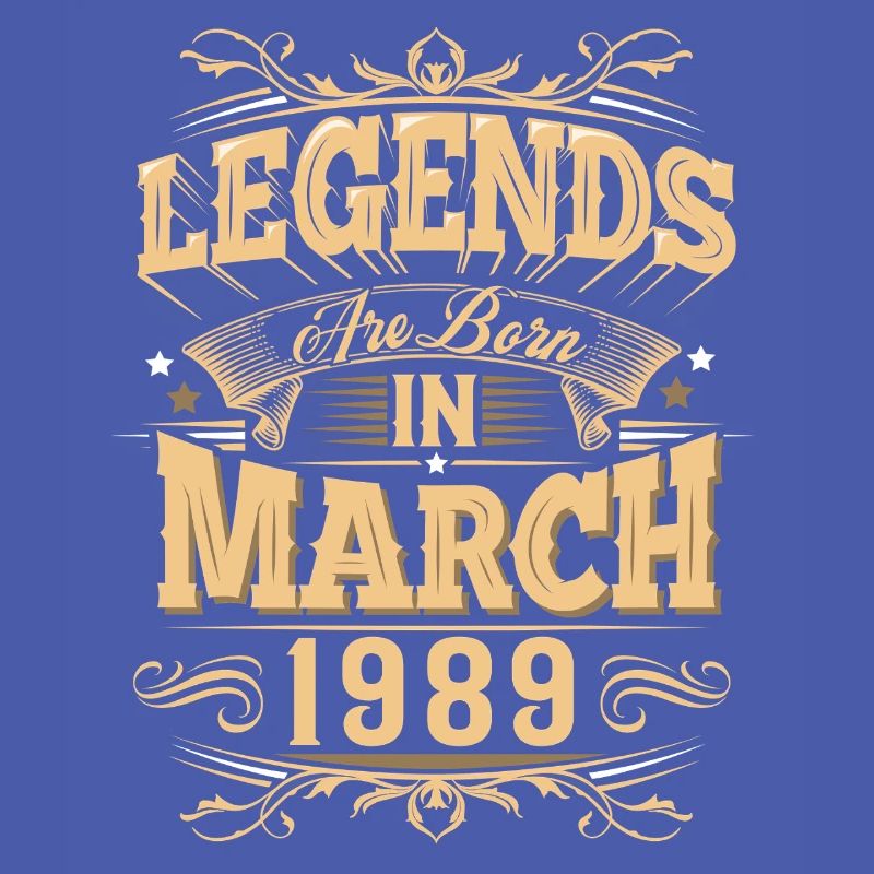 Légende de l’anniversaire de mars 1989