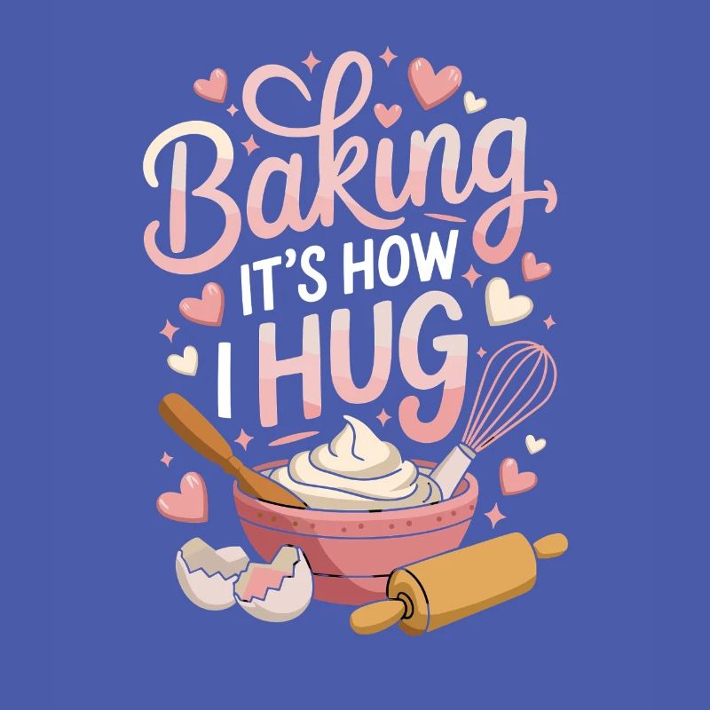 Baking It's How I Hug Warm Kitchen Style