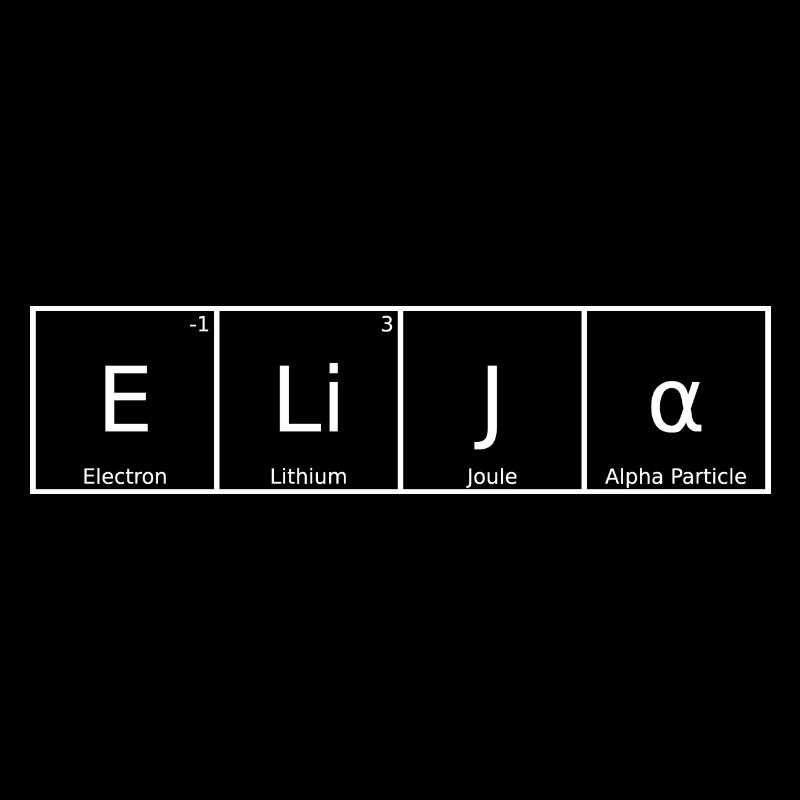 Elijah Surname First Name Chemistry Periodic Table Elements