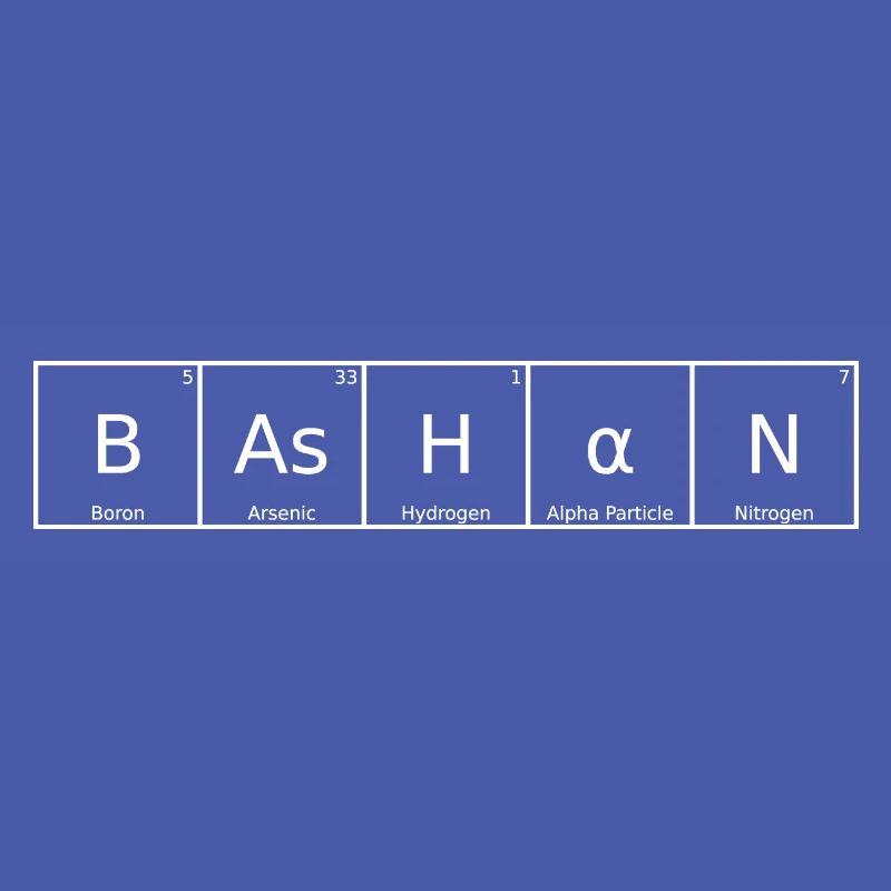 Bashan Nom Prénom Chimie Tableau périodique Éléments