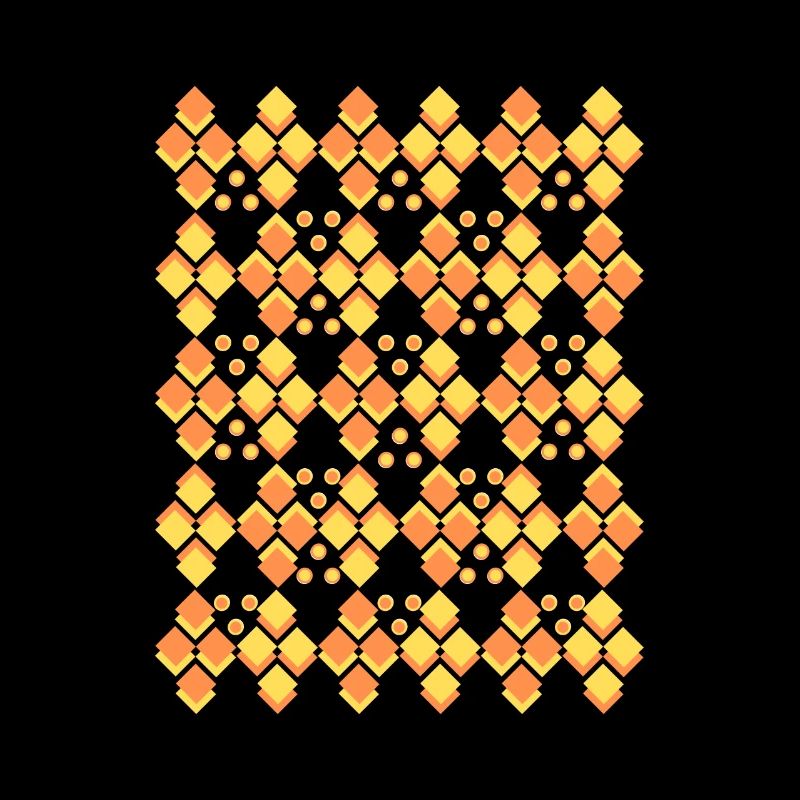 Abstract art geometric square geometric colored