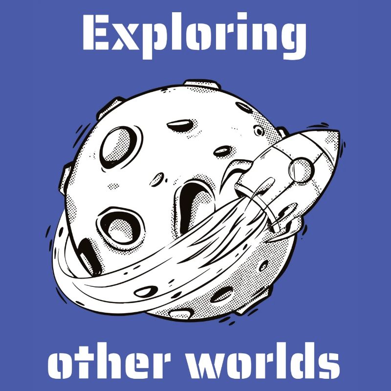 Exploring Other Worlds Retro Outer Space Designs